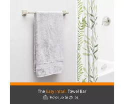 Fast Fit™ Juliette Brushed Nickel 4-Piece Bath Hardware Set -Deco Haven Shop 810588005 5