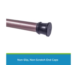 Matte Oil-Rubbed Bronze Twist & Fit Aluminum Adjustable Shower Curtain Rod -Deco Haven Shop 810588011 4
