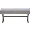 Pembroke Steel Cushioned Patio Dining Bench