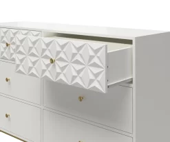 Blair White 6-Drawer Dresser -Deco Haven Shop 810589238 1
