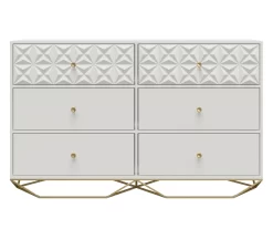 Blair White 6-Drawer Dresser -Deco Haven Shop 810589238 5