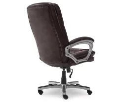 Benton Brown Big & Tall Faux Leather Executive Office Chair -Deco Haven Shop 810590314 4