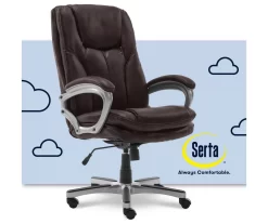 Benton Brown Big & Tall Faux Leather Executive Office Chair -Deco Haven Shop 810590314 6