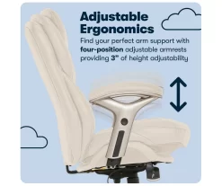 Serta Claremont Bonded Leather Office Chair -Deco Haven Shop 810590394 11