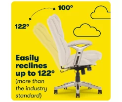 Serta Claremont Bonded Leather Office Chair -Deco Haven Shop 810590394 8