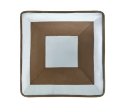 Beverly Light Blue & Brown Color Block California King 7-Piece Comforter Set -Deco Haven Shop 810590778 810590777 810590776 5