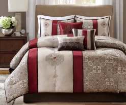 Perry Medallion Jaquard Comforter Set