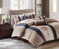 Perry Medallion Jaquard Comforter Set -Deco Haven Shop 810590784 810590783 810590782 2