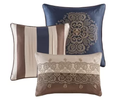 Perry Medallion Jaquard Comforter Set -Deco Haven Shop 810590784 810590783 810590782 3