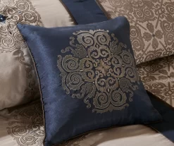 Perry Medallion Jaquard Comforter Set -Deco Haven Shop 810590784 810590783 810590782 5
