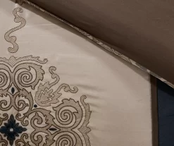 Perry Medallion Jaquard Comforter Set -Deco Haven Shop 810590784 810590783 810590782 7