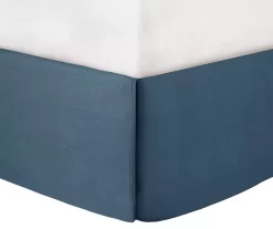 Bedford Blue & White Coastal Cotton Sateen California King 7-Piece Comforter Set -Deco Haven Shop 810590834 810590833 810590832 6 1