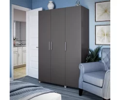 Systembuild Colwyn 3-Door Storage Wardrobe -Deco Haven Shop 810591235 2