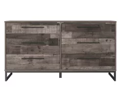 Neilsville Gray 6-Drawer Dresser