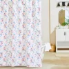 Jane Floral Polyester Shower Curtain Set