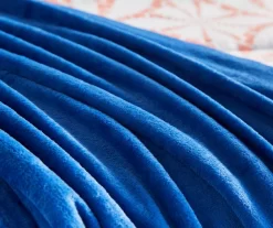 Real Living Coral & Blue Geometric Floral Bed-in-a-Bag Set 17 Real Living Coral & Blue Geometric Floral Bed-in-a-Bag Set -Deco Haven Shop 810594274 810593105 810593104 810593108 A8 3