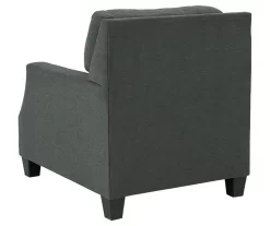 Bayonne Charcoal Armchair -Deco Haven Shop 810594660 2