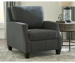 Bayonne Charcoal Armchair -Deco Haven Shop 810594660 5