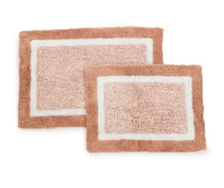 Border 2-Piece Bath Rug Set -Deco Haven Shop 810594771 A0