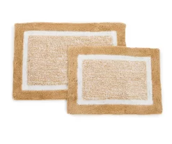 Border 2-Piece Bath Rug Set -Deco Haven Shop 810594772 A0