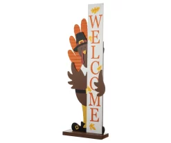 "Welcome" Pilgrim Turkey Decor