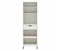 Evolution Vantage White 5-Shelf Open Cabinet