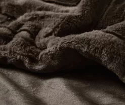 Polar Patchwork Stripe Plush Throw, (50" X 60") -Deco Haven Shop 810598141 3