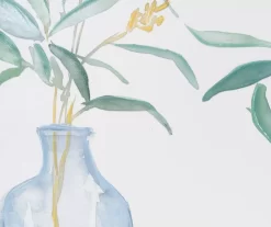 Bottles & Eucalyptus Textured Wrapped Canvas -Deco Haven Shop 810598477 A8 5