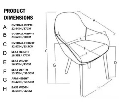 Mid-Century Modern Gray Faux Leather Dining Chairs, 2-Pack 9 Mid-Century Modern Gray Faux Leather Dining Chairs, 2-Pack -Deco Haven Shop 810598715 A0 5