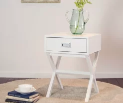 Glitzhome X-Leg End Table -Deco Haven Shop 810598716 A0 2