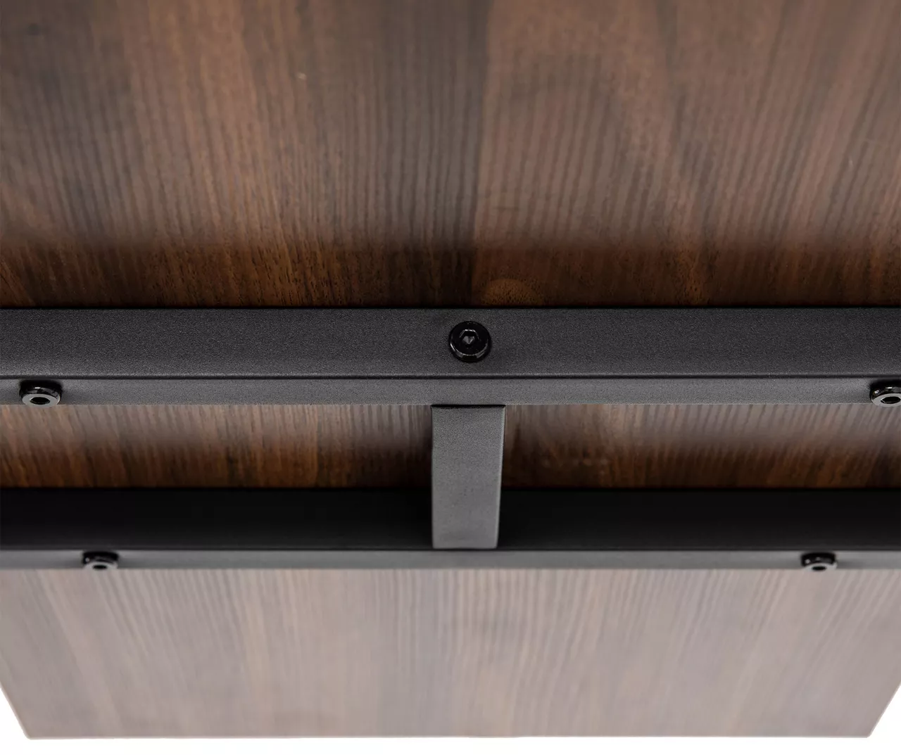 Walnut Modern A-Frame 4-Shelf Bookcase 5 Walnut Modern A-Frame 4-Shelf Bookcase - Image 5