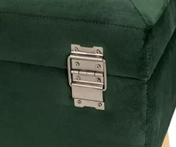 Glitzhome Velvet Suitcase Storage Stool -Deco Haven Shop 810598947 A0 4