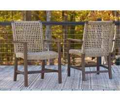 Germalia All-Weather Wicker Patio Dining Armchairs, 2-Pack -Deco Haven Shop 810599419 8