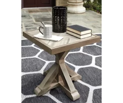 Beachcroft Wood Look Patio End Table -Deco Haven Shop 810599438 1