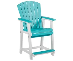 Eisley Wood Look Patio Dining Counter Stools, 2-Pack 11 Eisley Wood Look Patio Dining Counter Stools, 2-Pack -Deco Haven Shop 810599459 1