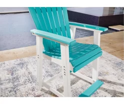 Eisley Wood Look Patio Dining Counter Stools, 2-Pack 15 Eisley Wood Look Patio Dining Counter Stools, 2-Pack -Deco Haven Shop 810599459 3