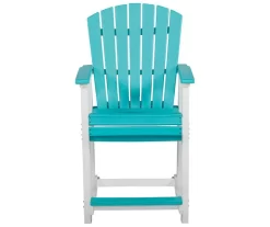 Eisley Wood Look Patio Dining Counter Stools, 2-Pack 10 Eisley Wood Look Patio Dining Counter Stools, 2-Pack -Deco Haven Shop 810599459 4