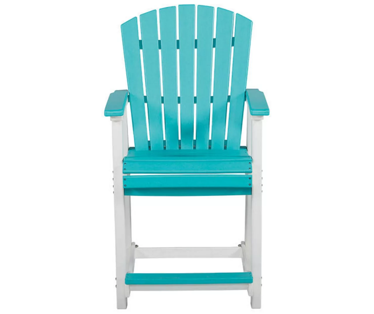 Eisley Wood Look Patio Dining Counter Stools, 2-Pack 3 Eisley Wood Look Patio Dining Counter Stools, 2-Pack - Image 3