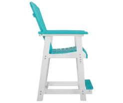 Eisley Wood Look Patio Dining Counter Stools, 2-Pack 12 Eisley Wood Look Patio Dining Counter Stools, 2-Pack -Deco Haven Shop 810599459 5