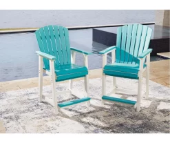 Eisley Wood Look Patio Dining Counter Stools, 2-Pack 14 Eisley Wood Look Patio Dining Counter Stools, 2-Pack -Deco Haven Shop 810599459 7