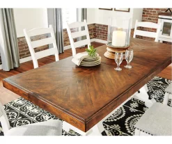 Valebeck Extension Leaf Dining Table -Deco Haven Shop 810599574 2