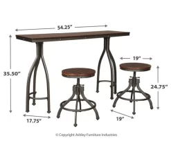 Odium 3-Piece Counter-Height Dining Set -Deco Haven Shop 810599614 5