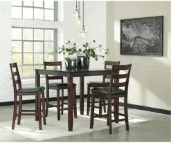 Coviar 5-Piece Counter-Height Dining Set -Deco Haven Shop 810599621 3