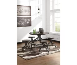 Odium 5-Oiece Counter-Height Dining Set -Deco Haven Shop 810599623 9