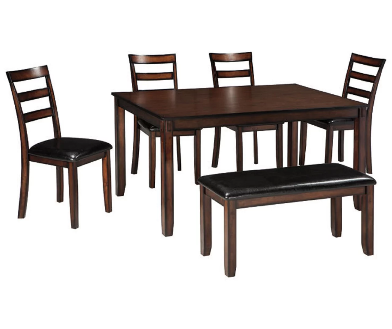 Coviar 6-Piece Dining Set With Bench 1 Coviar 6-Piece Dining Set With Bench
