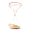 Wild Sedona Clear & Pink 2-Tone Decorative Hourglass