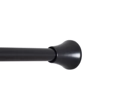 Black Adjustable Shower Rod & Hook Set -Deco Haven Shop 810602166 A1 4