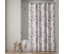 Basics By Zenna Home Watercolor Botanical EZ-Up Fabric Shower Curtain -Deco Haven Shop 810603337 A0 2 1