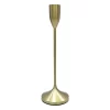 Gold Metal Taper Candle Holder, (12")