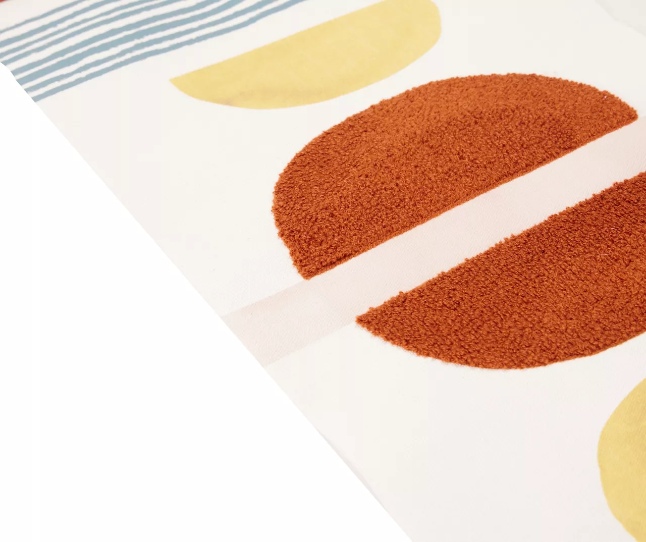 Wild Sedona Rust, Yellow & Blue Modern Shapes Hanging Canvas Tapestry 2 Wild Sedona Rust, Yellow & Blue Modern Shapes Hanging Canvas Tapestry - Image 2